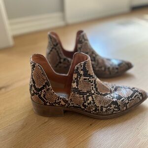 Steve Madden Snakeskin Booties